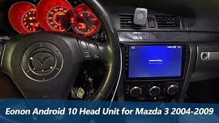 Eonon Mazda 3 Android 10 Car Stereo  Builtin CarPlay [upl. by Namrej]