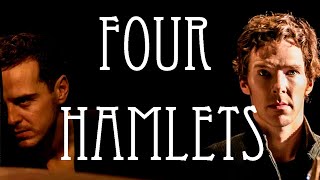 Four Hamlets  Act II Scene 2  Scott amp Cumberbatch amp Tennant amp Simm [upl. by Tiphane]