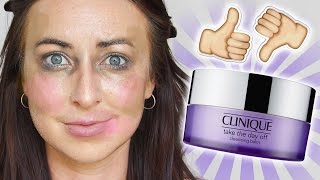 Clinique Take the Day Off Cleansing Balm  Review amp Demo  DOES IT WORK [upl. by Therine797]