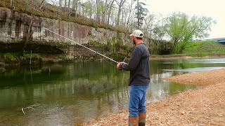 GORGEOUS Smallmouth in GORGEOUS rivers in Missouri [upl. by Buffo]