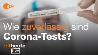 CoronaSchnelltest PCRTest und Co  Eure Fragen an Mikrobiologin Bettina Löffler I ZDFheute live [upl. by Aehsel]