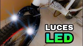 Cómo Hacer LUCES LED Para Tu Bicicleta [upl. by Yenot827]