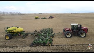 Seeding Canola near Minot North Dakota [upl. by Nuoras336]