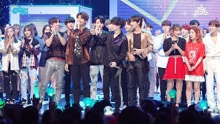 FAN CAM FAKE LOVE BTS in 4Kencore Show Music Core20180609 [upl. by Helenka]