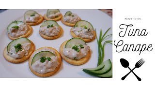 APPETIZER TUNA CANAPE [upl. by Ueih578]