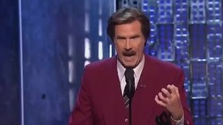 Ron Burgundy at Justin Biebers roast He [upl. by Giannini]