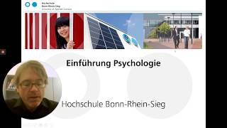 Kurzvorlesung „Einführung in die Psychologie“ [upl. by Nerred5]