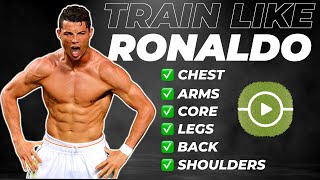 TRAINING LIKE CRISTIANO RONALDO  Full WorkoutStrength Routine [upl. by Thomey]