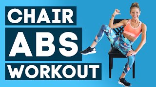 10 Min Chair Abs Workout  Seated Six Pack Routine WORKS LIKE MAGIC [upl. by Aruon881]