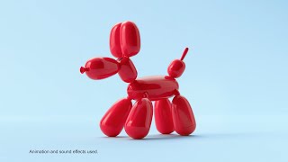 SQUEAKEE  Your Balloon Dog Best Friend  TVC 15 [upl. by Olmstead208]