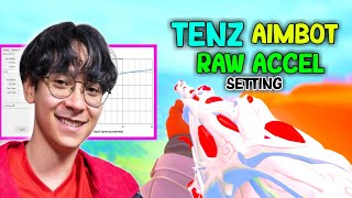 TenZ Raw Accel Settings in VALORANT Aimbot [upl. by Nipha]