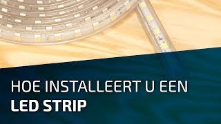 Hoe installeert u een LED strip [upl. by Joby]