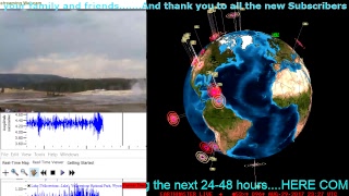 LIVE Earthquake DataEarthquake 3D Monitoring Cascadia Subduction zone Yellowstone [upl. by Siddon]