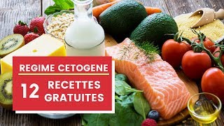 RÉGIME CÉTOGÈNE KETO DIET  12 recettes gratuites [upl. by Anwahsed820]