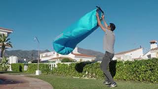 Wekapo air lounger how to inflate easily [upl. by Askwith]