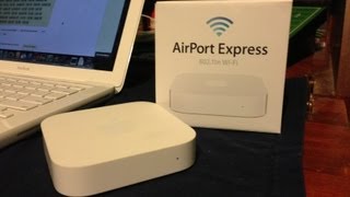 Apple Airport Express 2nd Generation Overview amp Setup [upl. by Alywt]