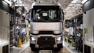 Manufacture of European trucks Renault Trucks Production Factory [upl. by Dogs]