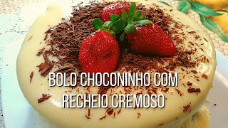 Bolo ChocoNinho com Recheio Cremoso [upl. by Nelli]