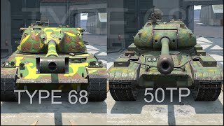 ЧТО ЛУЧШЕ 50TP или TYPE 68 Wot BLITZ [upl. by Ishmael821]