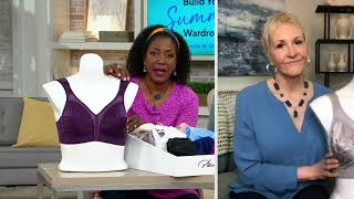 Playtex Set of 2 18Hour Comfort Strap Bras on QVC [upl. by Einnov237]