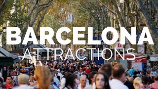 10 Top Tourist Attractions in Barcelona  Travel Video [upl. by Amati712]