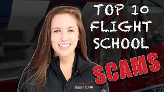 Top 10 Flight School Scams [upl. by Darra118]