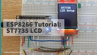 5 NodeMCU ESp8266 Tutorial ST7735 LCD with Adafruit Library [upl. by Uke300]