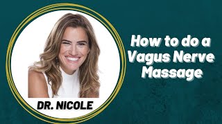 How To Do A Vagus Nerve Massage [upl. by Stenger]