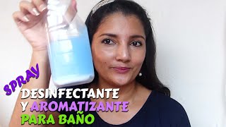 Como hacer Aromatizante y Desinfectante Casero para el Baño [upl. by Fanya644]