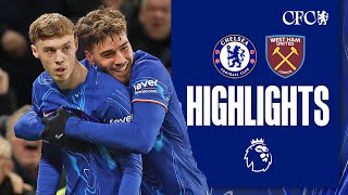 Chelsea 21 West Ham  HIGHLIGHTS  Premier League 2425 [upl. by Najtsirk]