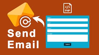 PHP Form Submit To Send Email  Contact Form Submit to Email Using PHP [upl. by Enrika]