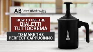 How to Use the Bialetti Tuttocrema Milk Frother [upl. by Limoli]