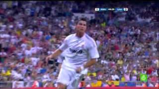 CRISTIANO RONALDO FIRST GOAL FOR REAL MADRID [upl. by Reames]