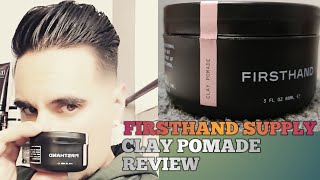 Firsthand Supply Clay Pomade Review [upl. by Eudosia]