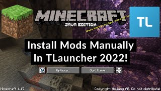 How To Manually Install Mods In TLauncher Using Jar File And Any Mod [upl. by Tteve]