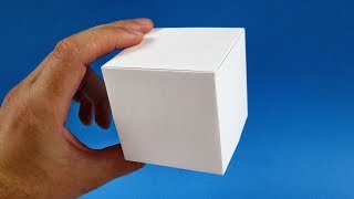 How to Make a Paper Cube  easy origami [upl. by How11]