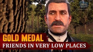 Red Dead Redemption 2  Mission 33  Friends in Very Low Places Gold Medal [upl. by Havens]