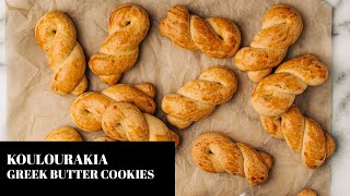 Koulourakia  Greek Easter Cookies [upl. by Ayotak]