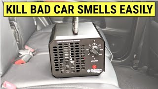 How To Permanently Eliminate Car Odors  Ozone Generator DIY Review [upl. by Magner]