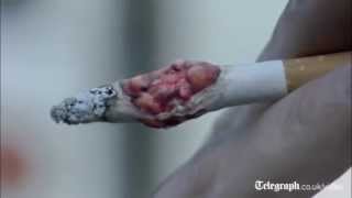 Graphic antismoking advert released in UK [upl. by Newmark]