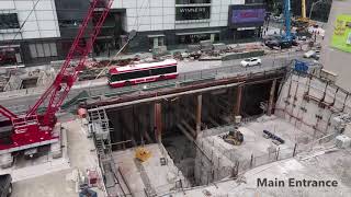 Progress Update Eglinton Station [upl. by Arick]