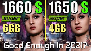 GTX 1650 Super vs GTX 1660 Super  in 2021 [upl. by Elvia]