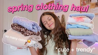 HUGE springsummer try on haul 2021 [upl. by Leciram]