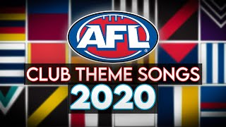 AFL  Club Theme Songs  2020 [upl. by Kimble536]