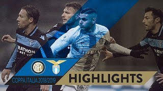 INTER 11 LAZIO 34 pen  HIGHLIGHTS  201819 Coppa Italia Quarter Finals [upl. by Chilt]