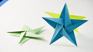 Como hacer estrellas de papel [upl. by Namas]