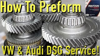 How To Perform DSG Service for VW Audi [upl. by Eelinej]