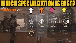 Which Specialization is Best The Division 2 [upl. by Zhang157]