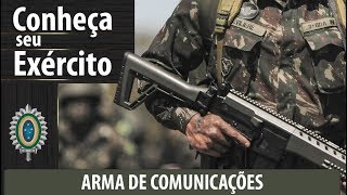 Qual a missão da Arma de Comunicações ConheçaSeuExército [upl. by Asilef577]