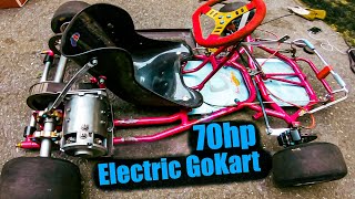 70hp Electric Go Kart build V2  Part 1 [upl. by Woodward]